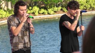 1D Orlando  Night Changes  Louis amp Harry Today Show [upl. by Sundin]