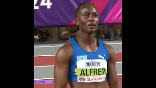 Alfred vs Swoboda 60m Womens Glasglow World Athletics [upl. by Robinet269]