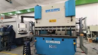 MECOS mod SYNCHRO 50200 PIEGATRICE CNC SINCRONIZZATA A 4 ASSI  DOCCASIONE [upl. by Onirefes]