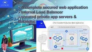 Complete Secure Multitier Architecture  Google Cloud Platform [upl. by Fezoj]