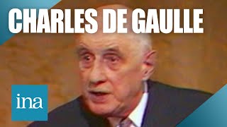 1967  Conférence de presse de Charles de Gaulle quotLEtat dIsraëlquot  Archive INA [upl. by Aicilec]