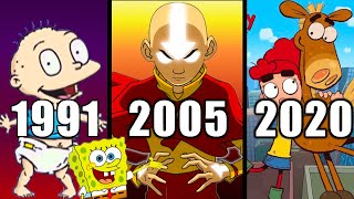 NICKTOON HISTORY 1991  2020  A Timeline of Nickelodeon Cartoons [upl. by Abigale]