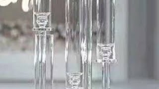 Unboxing of Clear Acrylic Candelabra Centerpiece [upl. by Silas412]