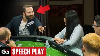 Daniel Negreanu TILTS his opponents with Speech Play  TOP Poker Moments [upl. by Camfort]