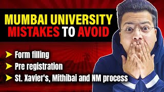 Mumbai University 2023  Form Filling and Admission Process [upl. by Netsirk947]