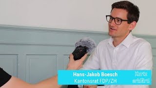 Interview HansJakob Boesch  Kantonsrat FDPZH Stoppt die Limmattalbahn [upl. by Souvaine457]