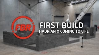 FBRs Hadrian X Builds First Full Home Structure [upl. by Eleni]