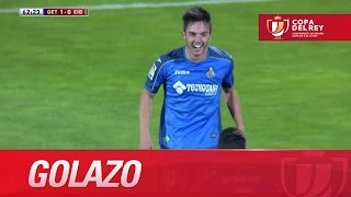 Golazo de Sarabia 10 en el Getafe CF  SD Eibar  HD Copa del Rey [upl. by Ribble7]