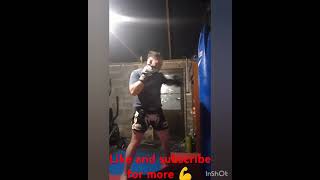 Combo of the day boxing kickboxing mma kickboxer coaching strengthandconditioningonlinecoach [upl. by Diba]