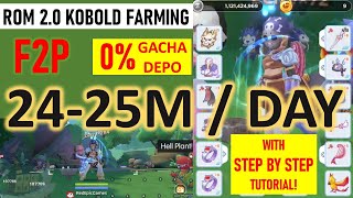 24M25MDAY NEW KOBOLD FARMING FOR F2P ROM 20 [upl. by Urbanna]