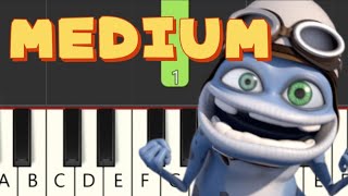 MEDIUM⭐6 Crazy Frog  Axel F  Intermediate Piano Tutorial [upl. by Bazluke324]