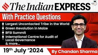 Indian Express Editorial Analysis by Chandan Sharma  19 July 2024  UPSC Current Affairs 2024 [upl. by Karleen]