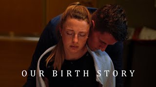 Mom ROCKS her unmedicated birth with her supportive husband  Raw amp Real Birth Vlog [upl. by Norri843]