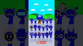 Normal Sprunki DuDiDam But They‘re All Bluesprunki incrediboxsprunki viralvideo short dudidam [upl. by Ailecra]