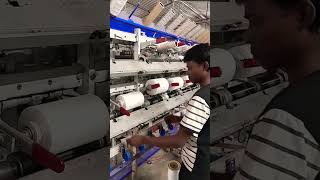 Polypropylene yarn winding process [upl. by Bren]