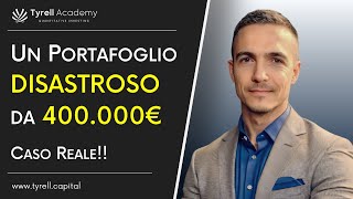 Analisi di un PESSIMO portafoglio di investimento da 400k€ [upl. by Xirdnek617]