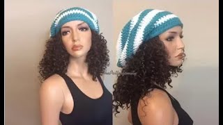 How to Crochet a Slouchy Hat Pattern 389│by ThePatternFamily [upl. by Chico243]