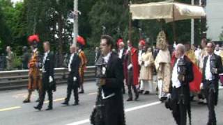 Corpus Christi feast 2010 Fribourg CH D [upl. by Hirsch148]