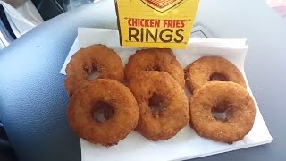 Burger King Chicken Fries Rings [upl. by Atinoj857]