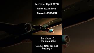 MetroJet flight 9268 [upl. by Eel]