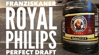 Franziskaner Weissbier Royal Review On The Philips Perfect Draft [upl. by Blane]