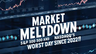 Market Meltdown SampP 500 and Nasdaqs Worst Day Since 2022 [upl. by Des]