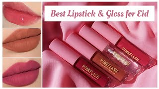 Affordable lipsticks for Eid  Pinkflash [upl. by Silvan975]