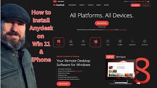 How to download and Install Anydesk Version 8 On Windows 11 amp Setup Unattended Access [upl. by Aivirt]