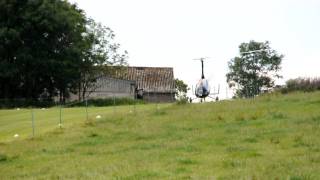 CALIDUS GYROCOPTER AND TWO MTO 3s TAKING OFF FROM STEEP AIRSTRIP [upl. by Llener659]