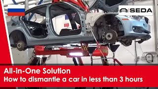 How to dismantle a car in less than 4 hours  SEDA AllinOne Solution  SEDA Umwelttechnik GmbH [upl. by Danelle]