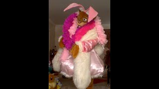 Caddie Stupidly Fluffy Mess Full suit video [upl. by Ardnikat540]