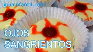 Ojos sangrientos Recetas para Halloween [upl. by Akinek]