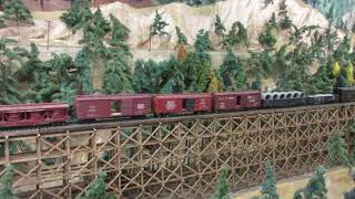 Great Northern Railway GN R 2 2 8 8 2 freight drag leaving Hillyard [upl. by Schrader]