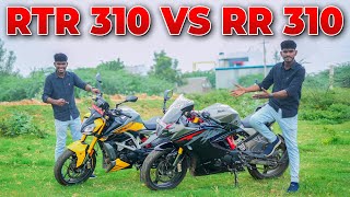 TVS Apache RTR 310 vs Apache RR 310 in Tamil  Price   BTO Details   Which one is better [upl. by Morgen]