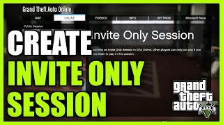 How to Load Into GTA 5 ONLINE Invite Only Session Best Method [upl. by Deelaw67]