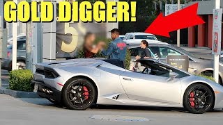 LAMBORGHINI GOLD DIGGER PRANK  DDG [upl. by Riddle]