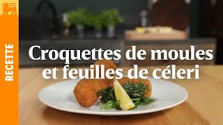 Croquettes de moules et feuilles de céleri frites [upl. by Austen887]