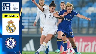 HIGHLIGHTS  Real Madrid vs Chelsea  UEFA Womens Champions League 202324 [upl. by Akcirahs]