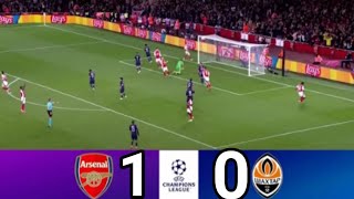 Arsenal vs Shakhtar Donetsk 10  UEFA Champions League  Match Highlights [upl. by Kimitri]