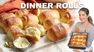 Fluffy Soft Dinner Rolls  Quick amp Simple Recipe [upl. by Swigart]