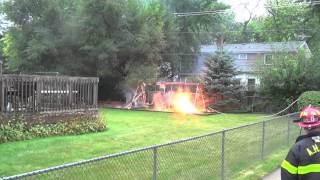 Power Line on Metal Swing Set Between Gibbons Ave and Forrest Ave Arlington Heights [upl. by Hiller]