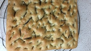 How to make focaccia  Focaccia recipe  Homemade focaccia [upl. by Enidanreb]