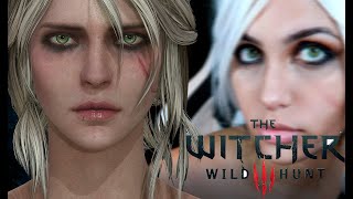 Maquiagem CIRILLA Ciri THE WITCHER [upl. by Anawqahs]