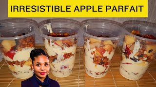 Apple Parfait Recipe  Homemade parfait [upl. by Atinad]