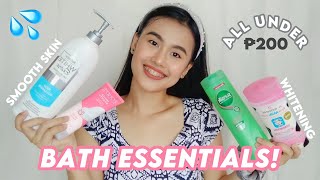 BATH ESSENTIALS for glowing skin amp fast hair growth  Crissa Merilo [upl. by Balac]