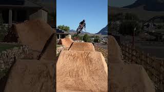 Dreamy backyard dirt jumps ✨ mtb mountainbike dirtjump [upl. by Cornwell673]