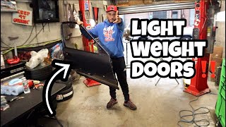 How To Cut Your Doors AND Install Lexan Huge Difference 😳 [upl. by Oeram]