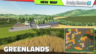 FS22 ★ NEW MAP quotGreenlandsquot  Farming Simulator 22 Map Review 2K 60Hz [upl. by Dom]