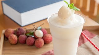 Lychee Smoothie Making A Delicious and Nutritious Way to Start Your Day [upl. by Dat]