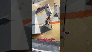 My first time climbing on these huge volumes boulderinggym climber [upl. by Sorcim]